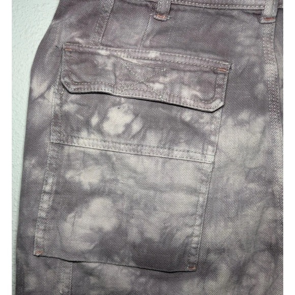 Free People We The Free Tie Dye Madison 29 Lavender Utility Jeans Cargo Pants - Picture 7 of 11